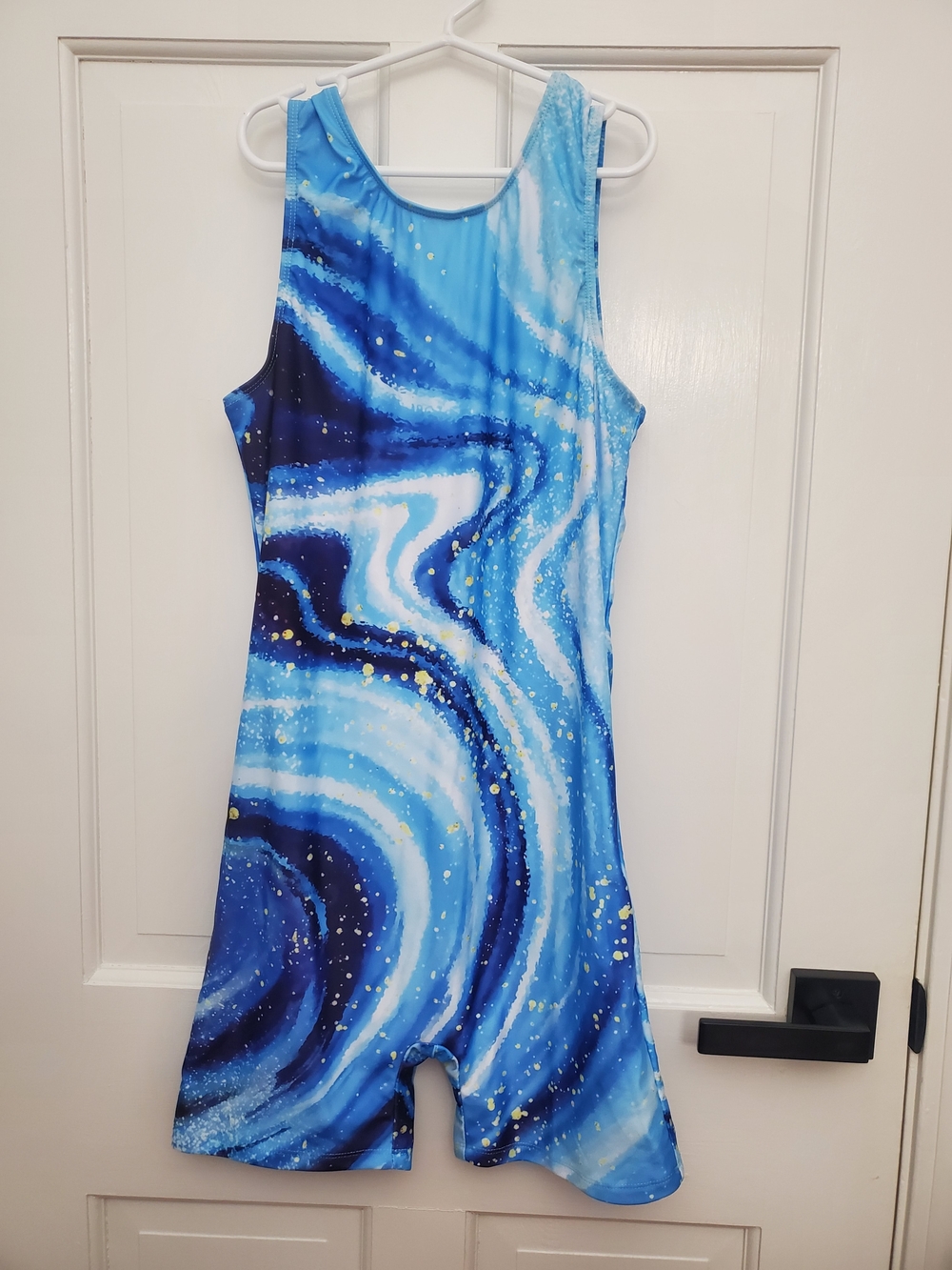 Blue Swirl Kids One-Piece Bodysuit. NWT.